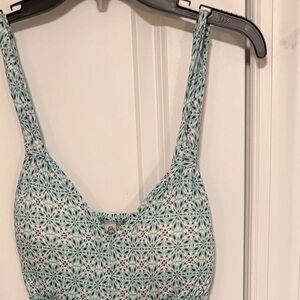 American Rag Blue and White Floral Dress L